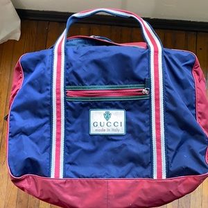 Gucci Nylon Weekender / Gym Bag